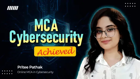 Pritee Pathak, Online MCA in Cybersecurity