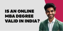 Is an Online  MBA Degree Valid In India? 